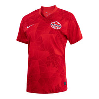 Maillot de soccer réplique de l'équipe nationale féminine du Canada par Nike (2022) - Rouge