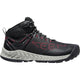 Keen NXIS EVO Mid Waterproof Men's Hiking Shoes - Black/Red Carpet