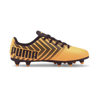 Puma Tacto II FG/AG Junior Soccer Cleats - Neon Citrus/Black