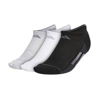 Adidas SL Stripe 3 No Show Women's Socks - 3-Pack - Black