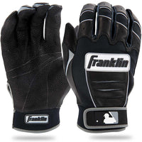 Franklin CFX Pro Baseball Batting Gloves - Black/Black
