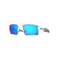 Oakley Flak 2.0 XL Sunglasses - Prizm Sapphire Lenses and Polished White Frame