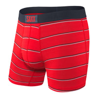SAXX Vibe Boxer Brief - Red Shallow Stripe