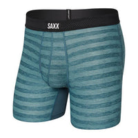 SAXX Hot Shot Boxer Brief With Fly - Washed Teal Heather
