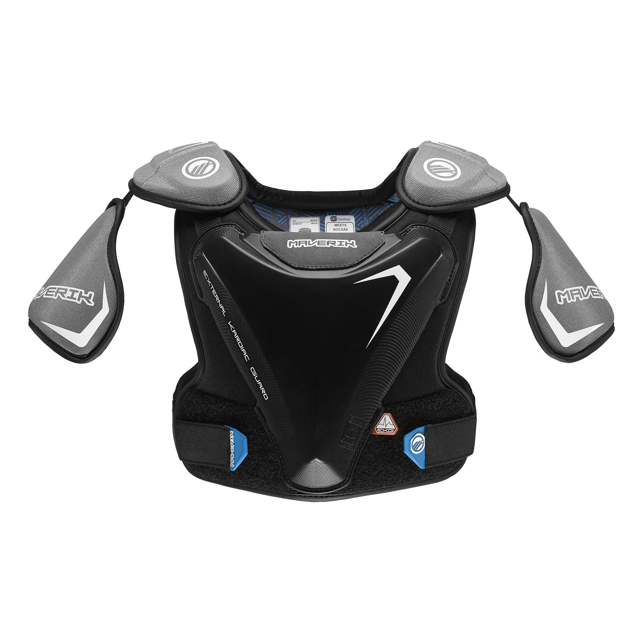 Maverik Charger EKG Youth Lacrosse Shoulder Pads (2022) Source for Sports