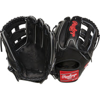 Gant De Baseball Le Cœur De La Peau Série Traditionnelle 11,75 po De Rawlings - Noir - Lancer De La Main Droite