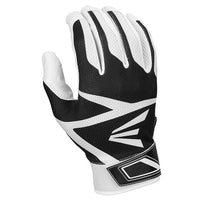 Easton Z3 Hyperskin Youth Baseball Batting Gloves - White / Black