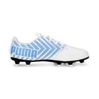Puma Tacto II FG/AG Junior Soccer Cleats - Puma White-Dusky Blue